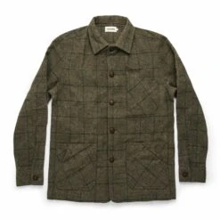 The Ojai Jacket In Windowpane Wool