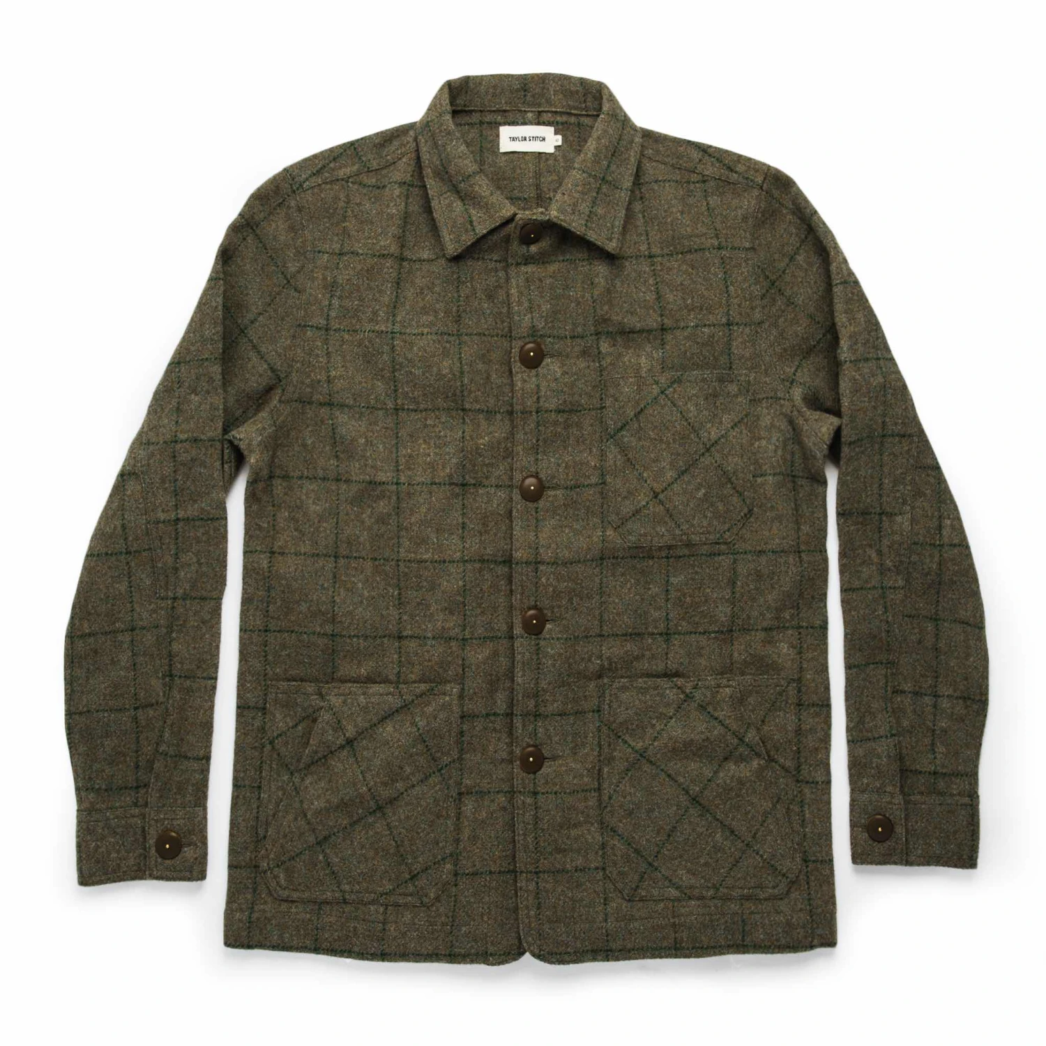 The Ojai Jacket In Windowpane Wool