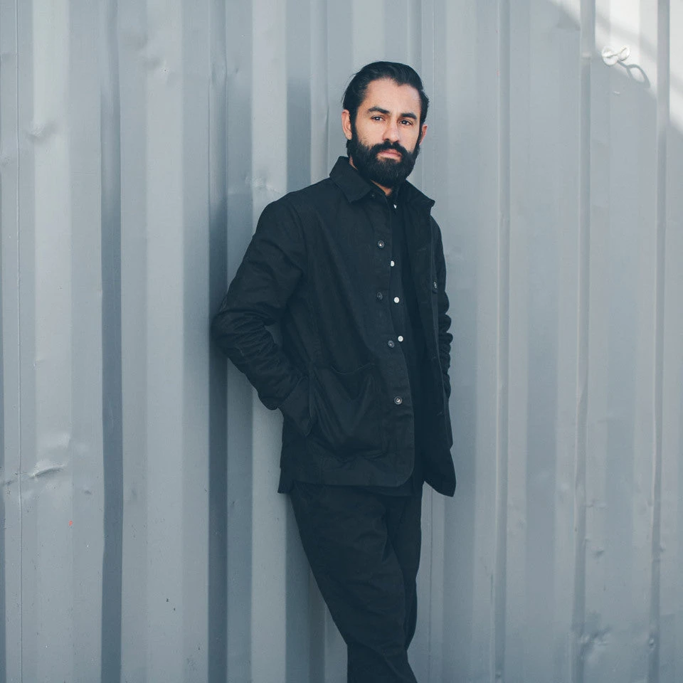 None The Project Jacket In Black Water Repellent Canvas - Image 2