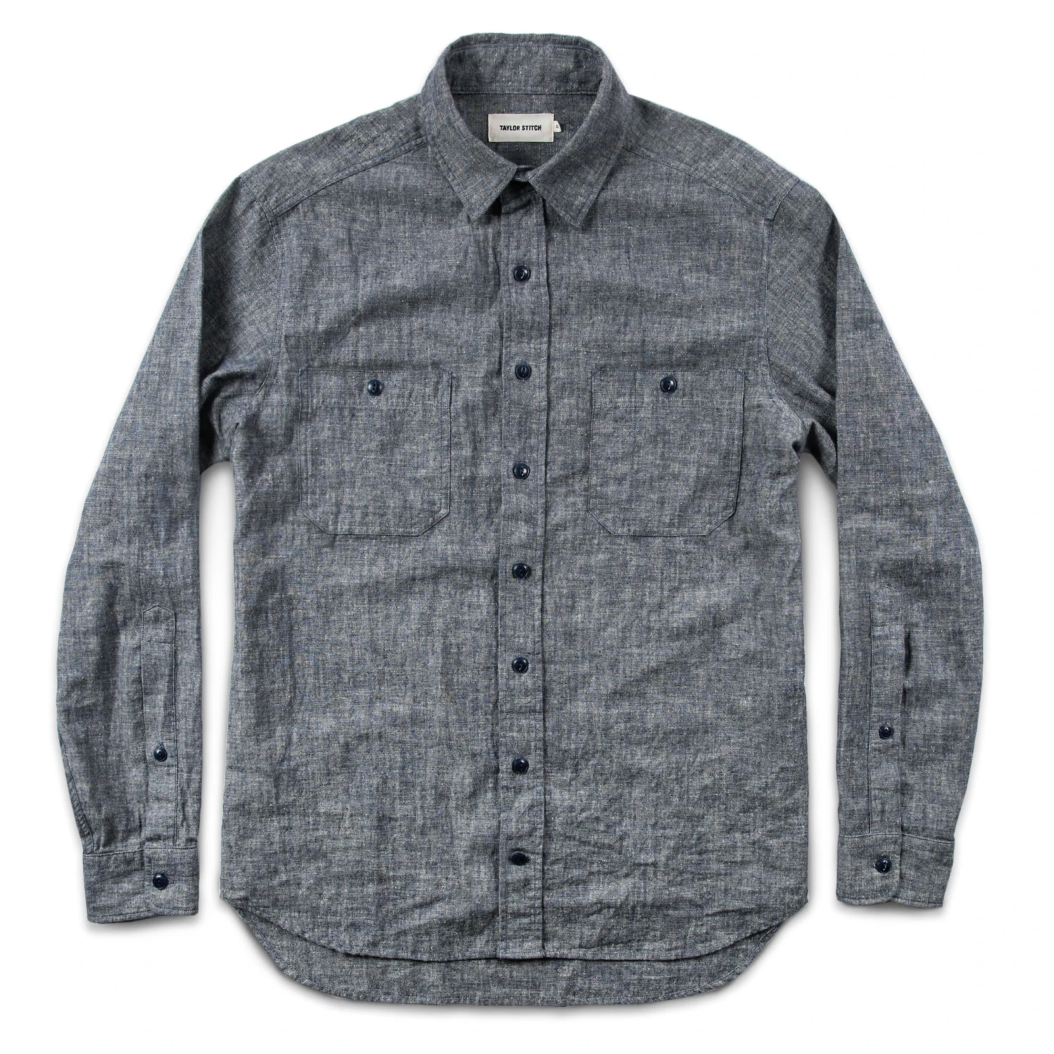 The California In Blue Hemp Chambray - Image 7