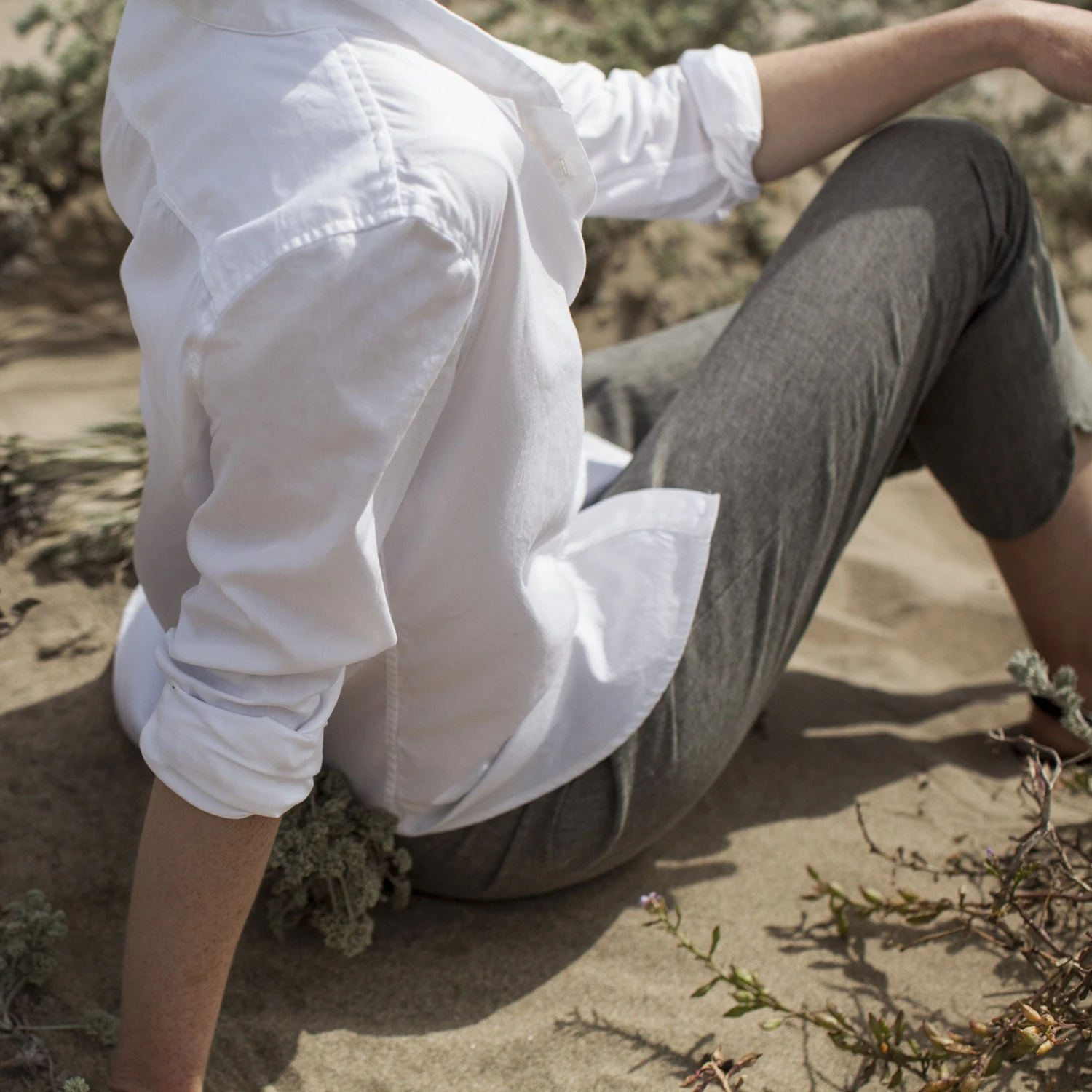 None The Caroline In White Pinpoint Oxford - Image 6