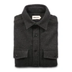 The Maritime Shirt Jacket In Charcoal