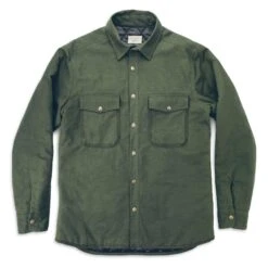 None The Chore Jacket In Army Ripstop Canvas