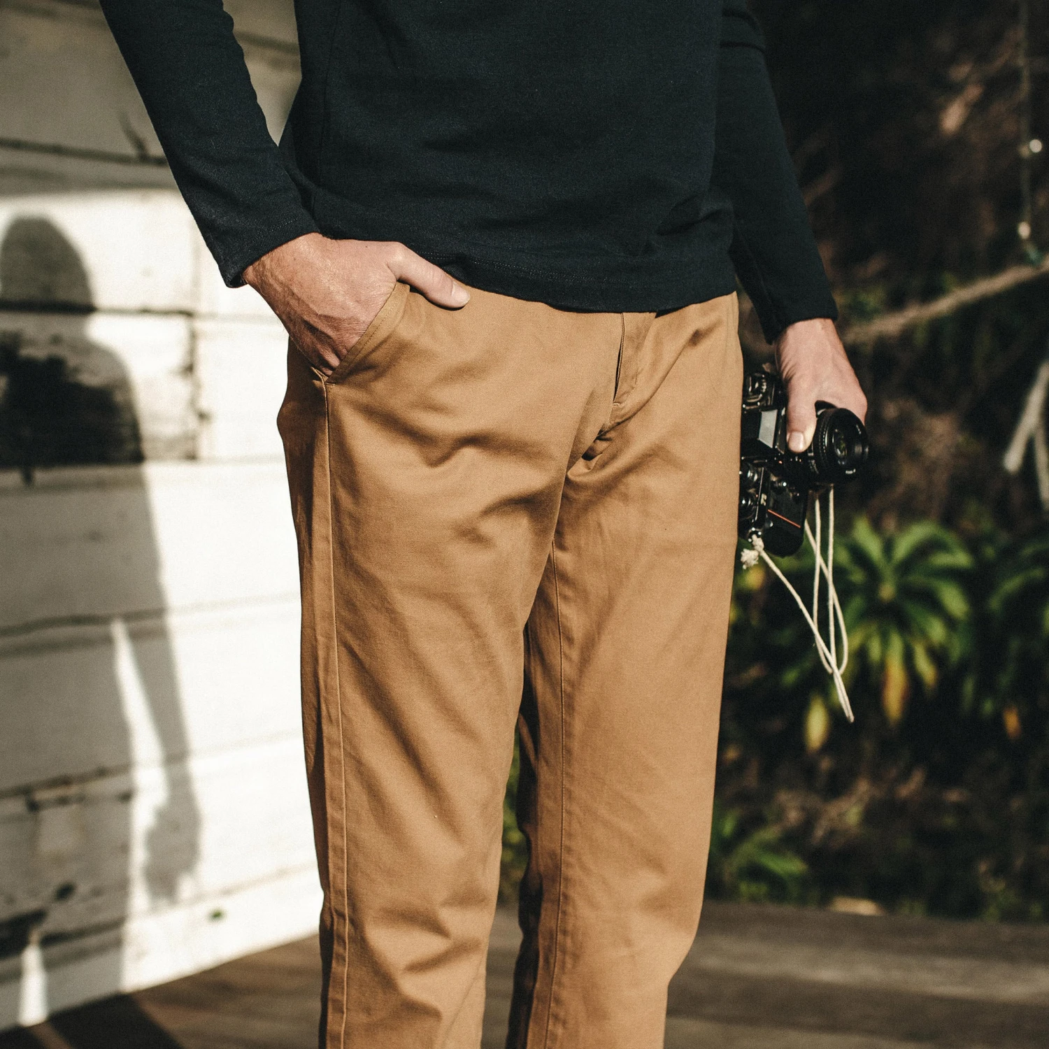 The Democratic Chino In Organic British Khaki - Image 3