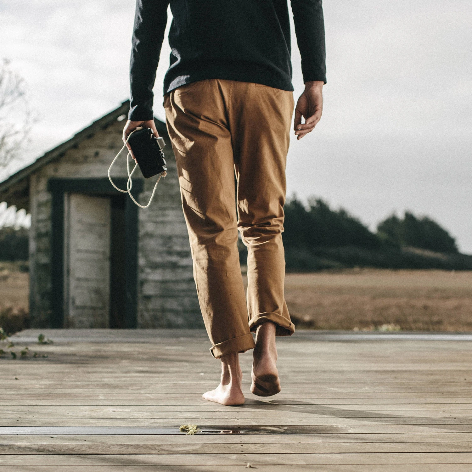 The Democratic Chino In Organic British Khaki - Image 4