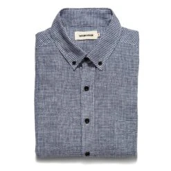 The Jack In Navy Mini Gingham Linen