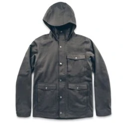 The Hawkins Jacket In Charcoal Neoshell