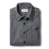 The Mechanic Shirt In Slate Herringbone