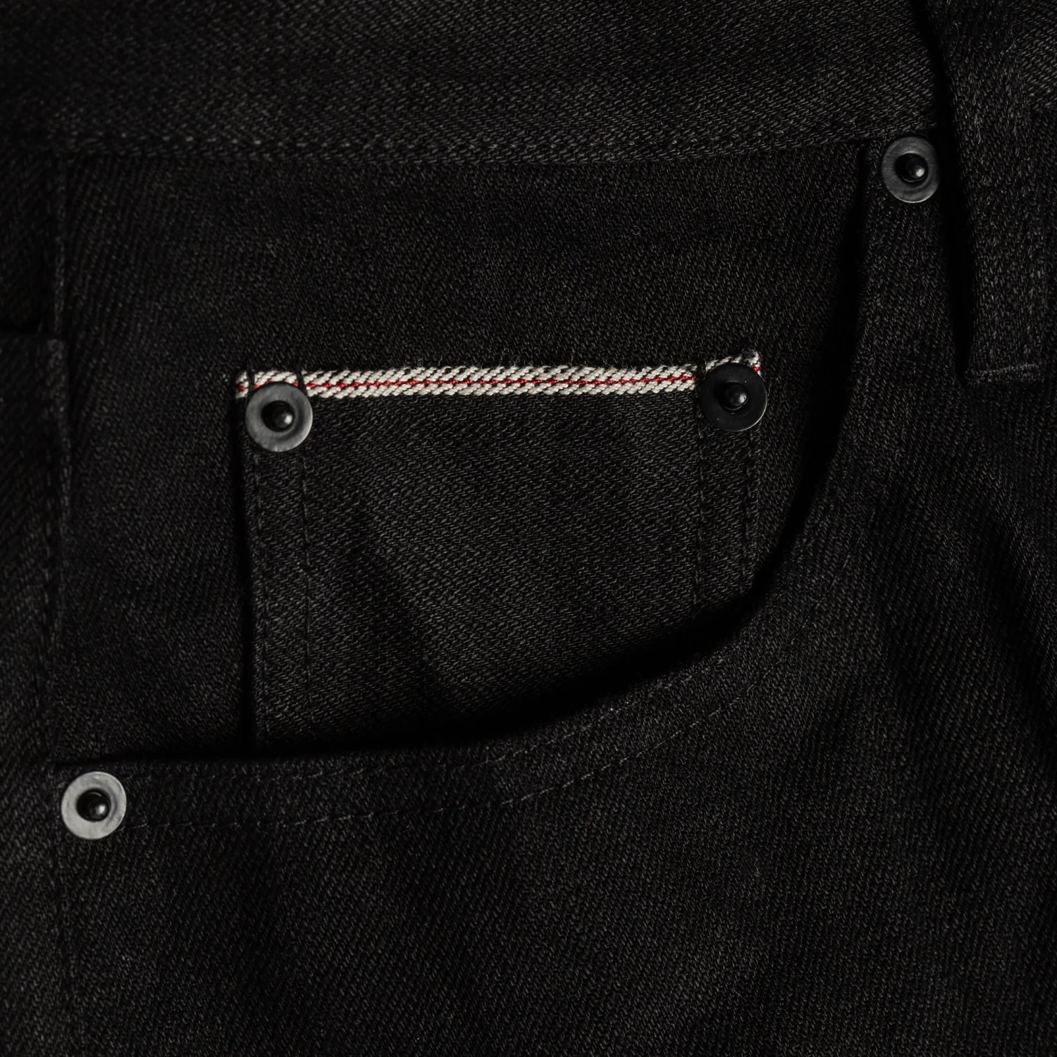 The Slim Jean In Black Selvage - Image 8