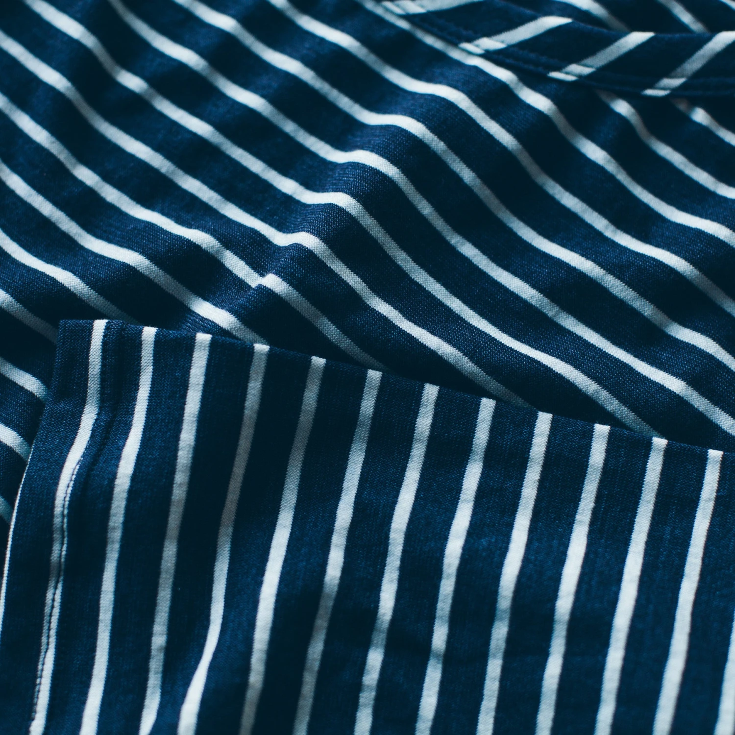 None The Paige In Indigo & White Stripe - Image 6