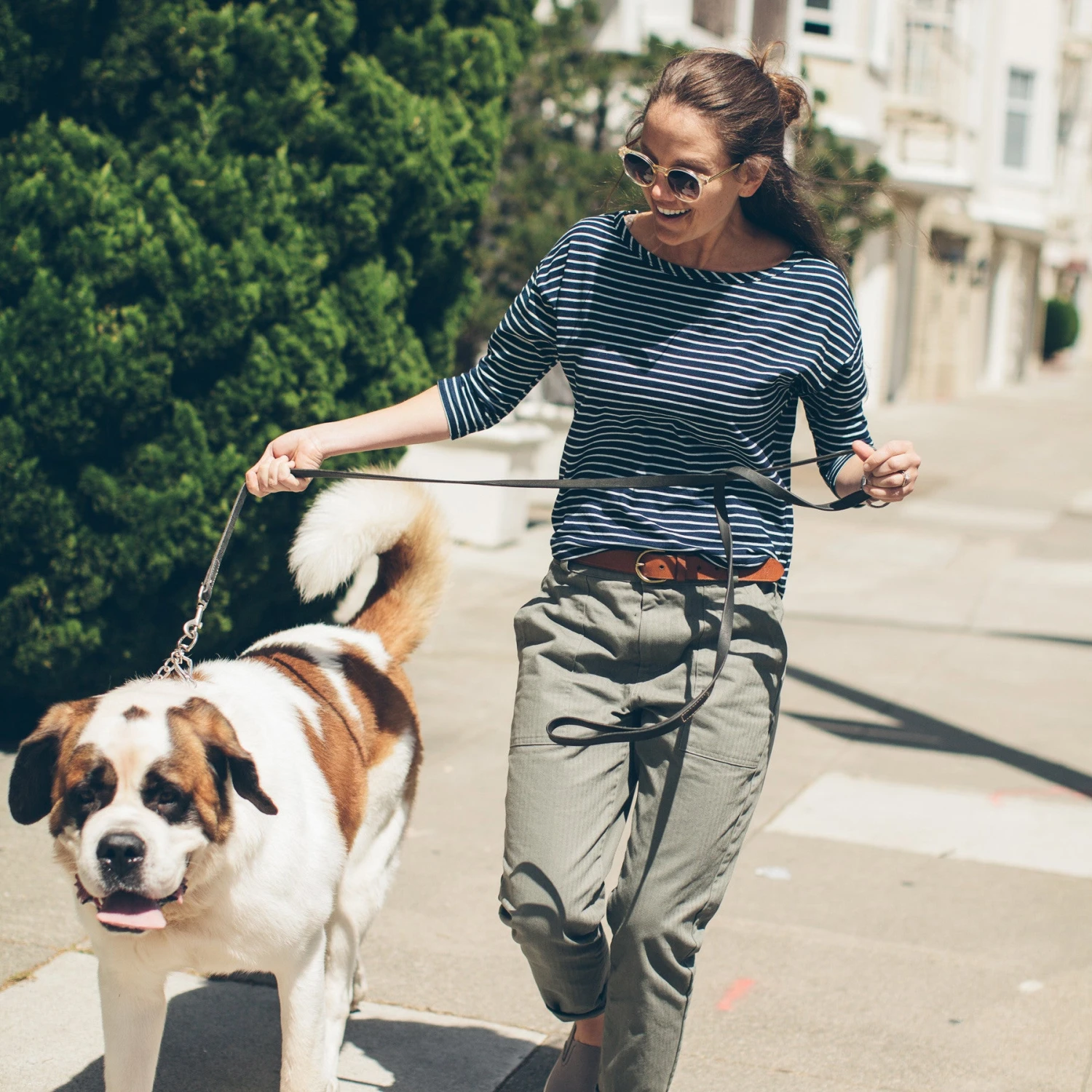 None The Paige In Indigo & White Stripe - Image 3