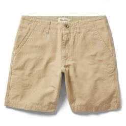The Morse Short In Sand Linen