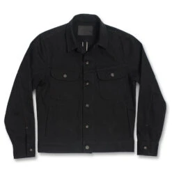 None The Long Haul Jacket In Yoshiwa Mills Black Selvage
