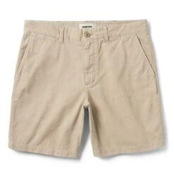 The Foundation Short In Khaki Twill