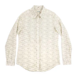 None The Katherine In Natural And Indigo Jacquard