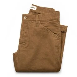 The Camp Pant In British Khaki Moleskin