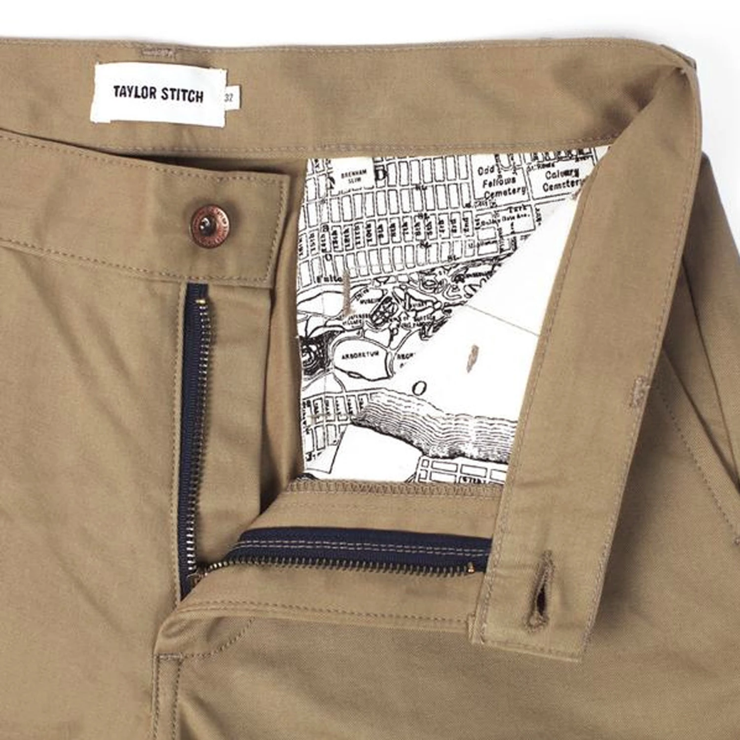 None The Slim Chino In Khaki - Image 5
