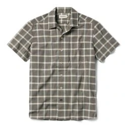 The Short Sleeve Hawthorne In Espresso Plaid
