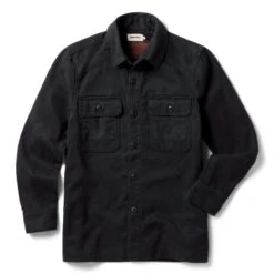 The Lined Shop Shirt In Coal Boss Duck