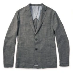 None The Telegraph Jacket In Charcoal