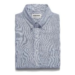 The Jack In Navy Pin Dot Linen