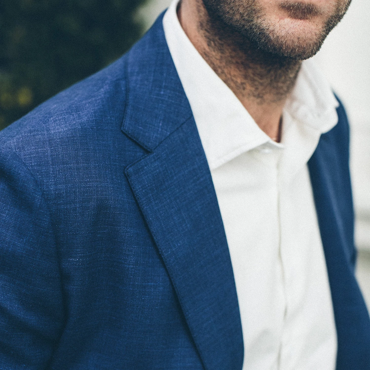 None The Telegraph Jacket In Cobalt - Image 6