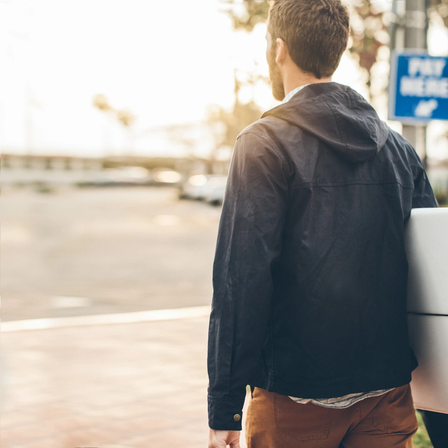 None The Beach Jacket In Navy - Image 5