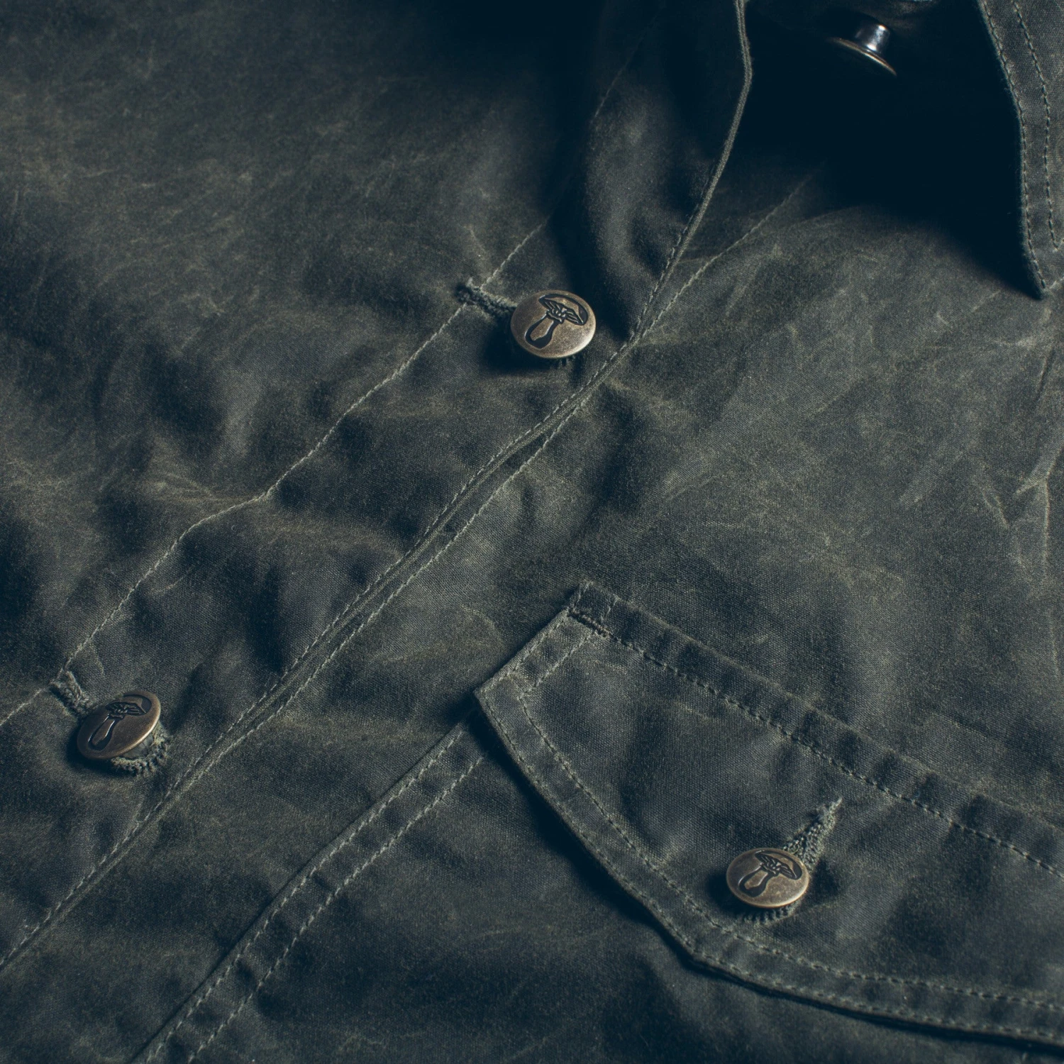 None The Project Jacket In Olive - Image 7