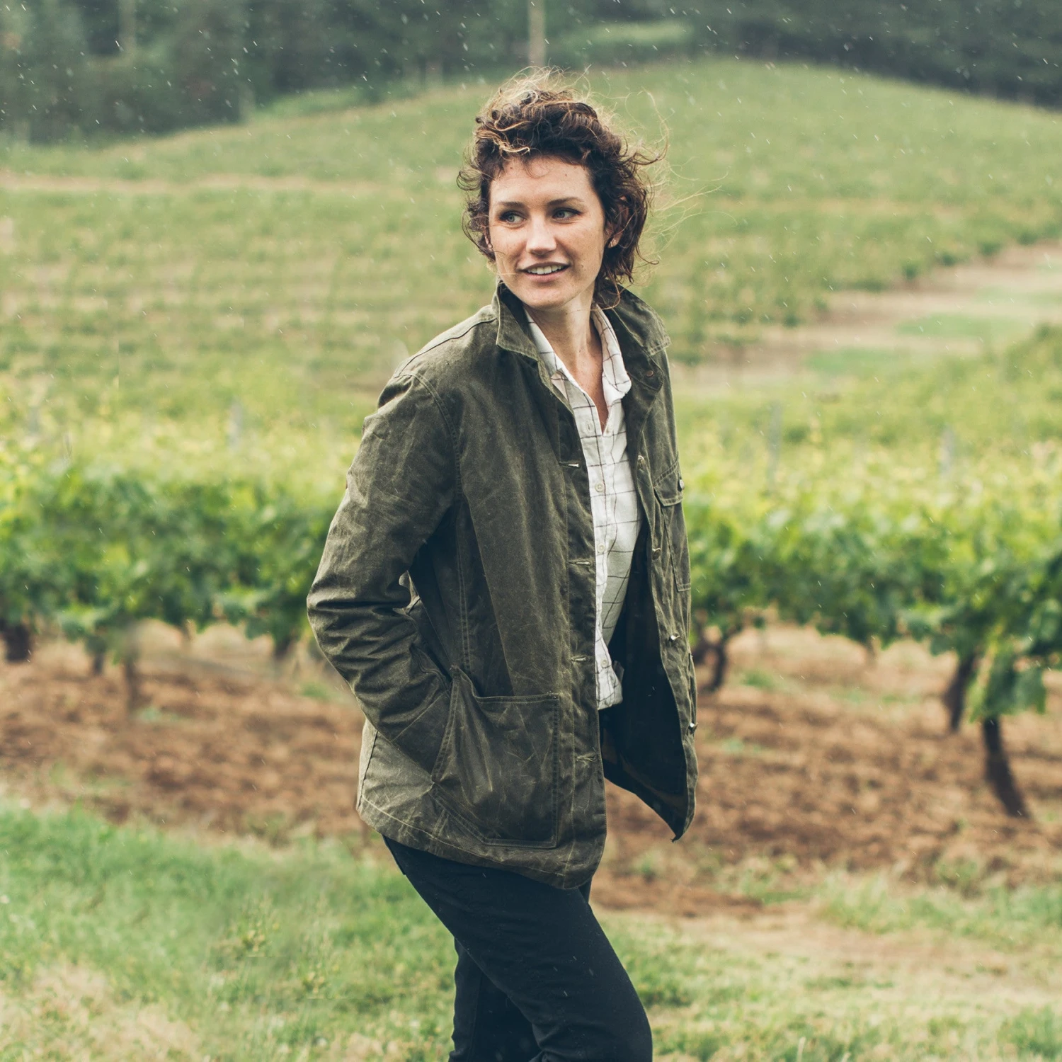 None The Project Jacket In Olive - Image 3