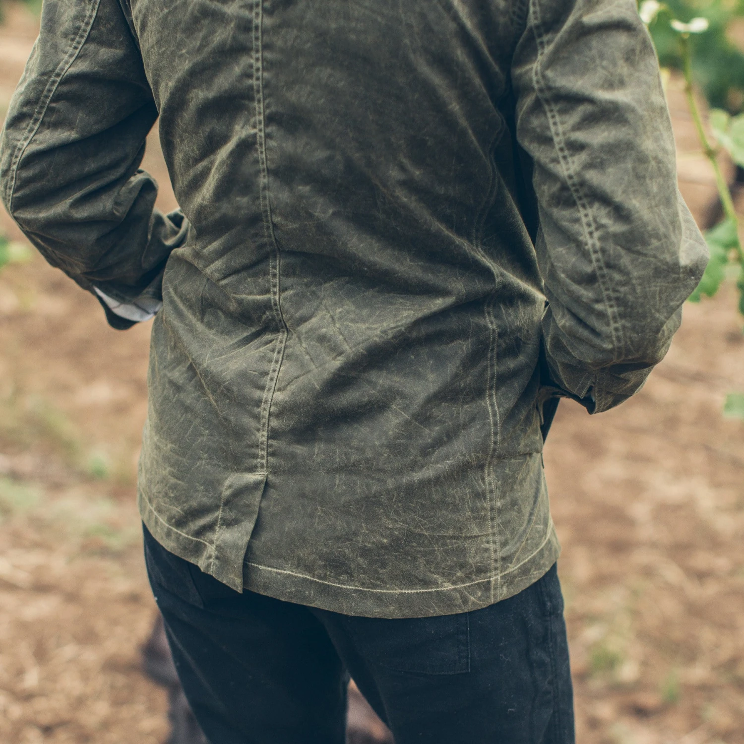 None The Project Jacket In Olive - Image 5