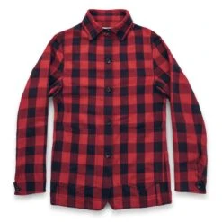 The Ryder Jacket In Red Buffalo Plaid