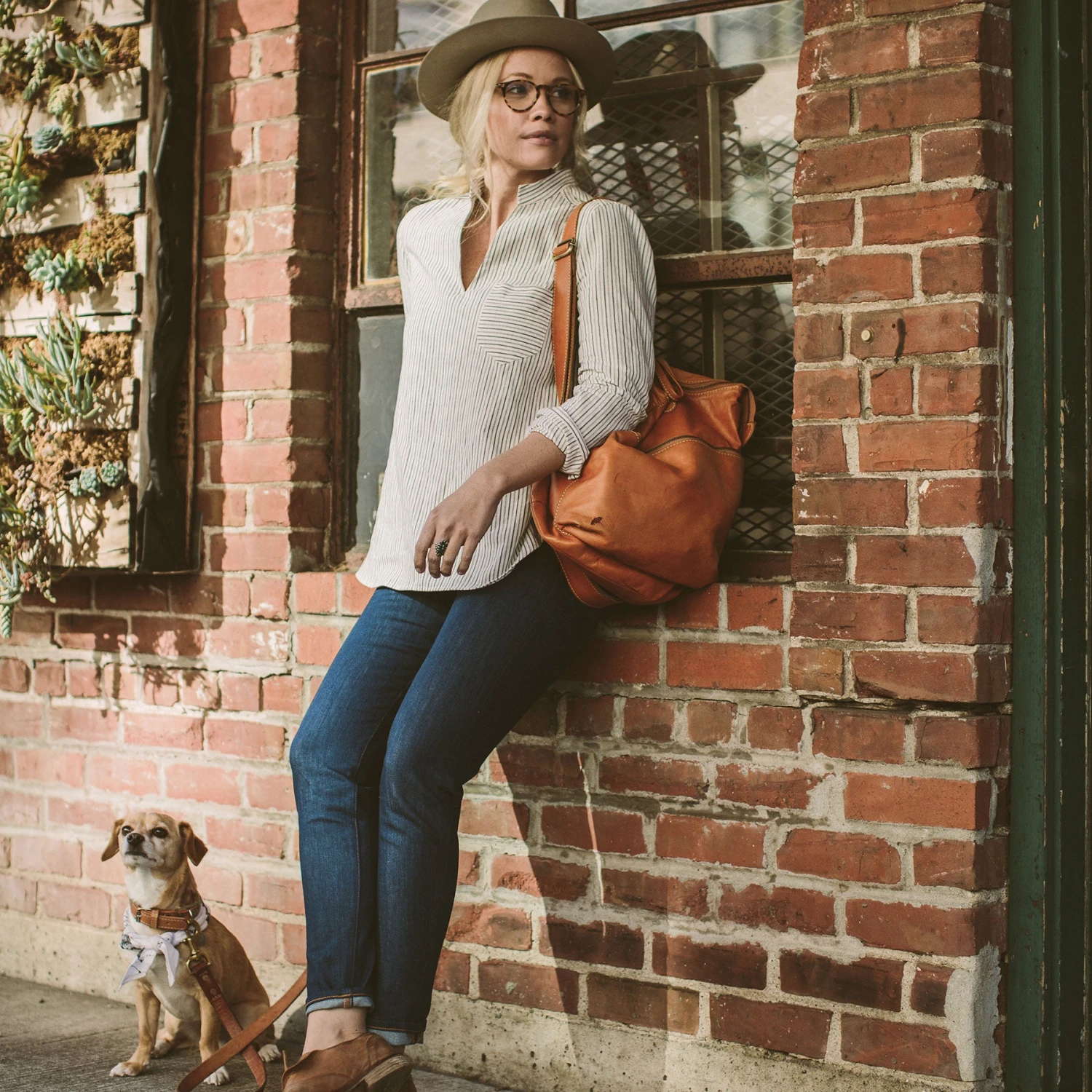 None The Edie Popover In French Ticking Stripe - Image 5