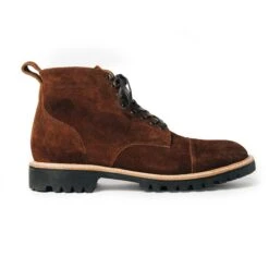 The Moto Boot In Snuff Weatherproof Suede