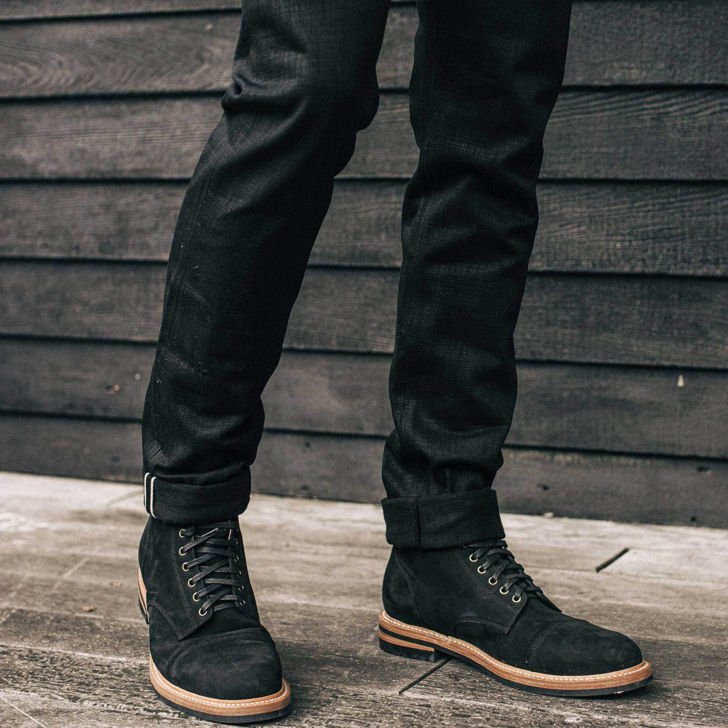 The Slim Jean In Black Selvage - Image 3