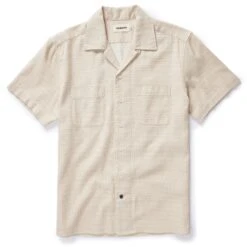The Conrad Shirt In Sand Jacquard