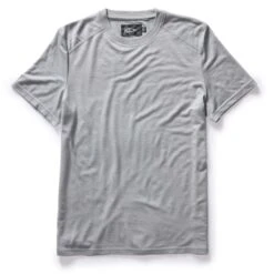 The Merino Base Layer Tee In Sharkskin