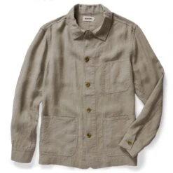 The Ojai Jacket In Arid Eucalyptus Hemp