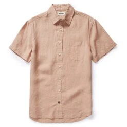 The Short Sleeve California In Clay Hemp