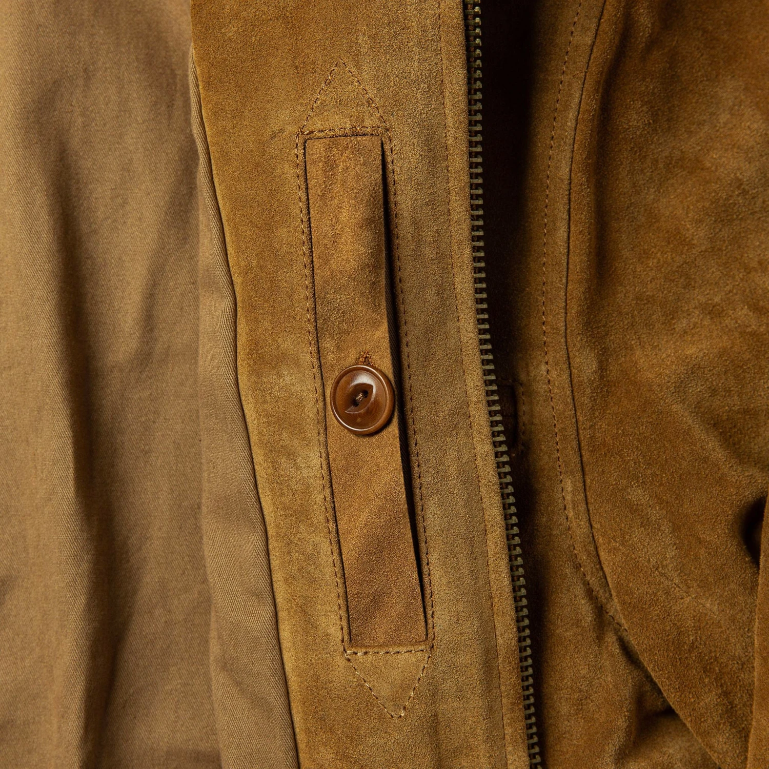 The Wyatt Jacket In Cognac Suede - Image 10