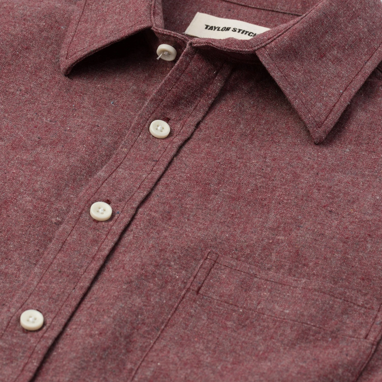 The Short Sleeve California In Burgundy Hemp - Image 6