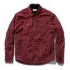 The Albion Jacket In Burgundy
