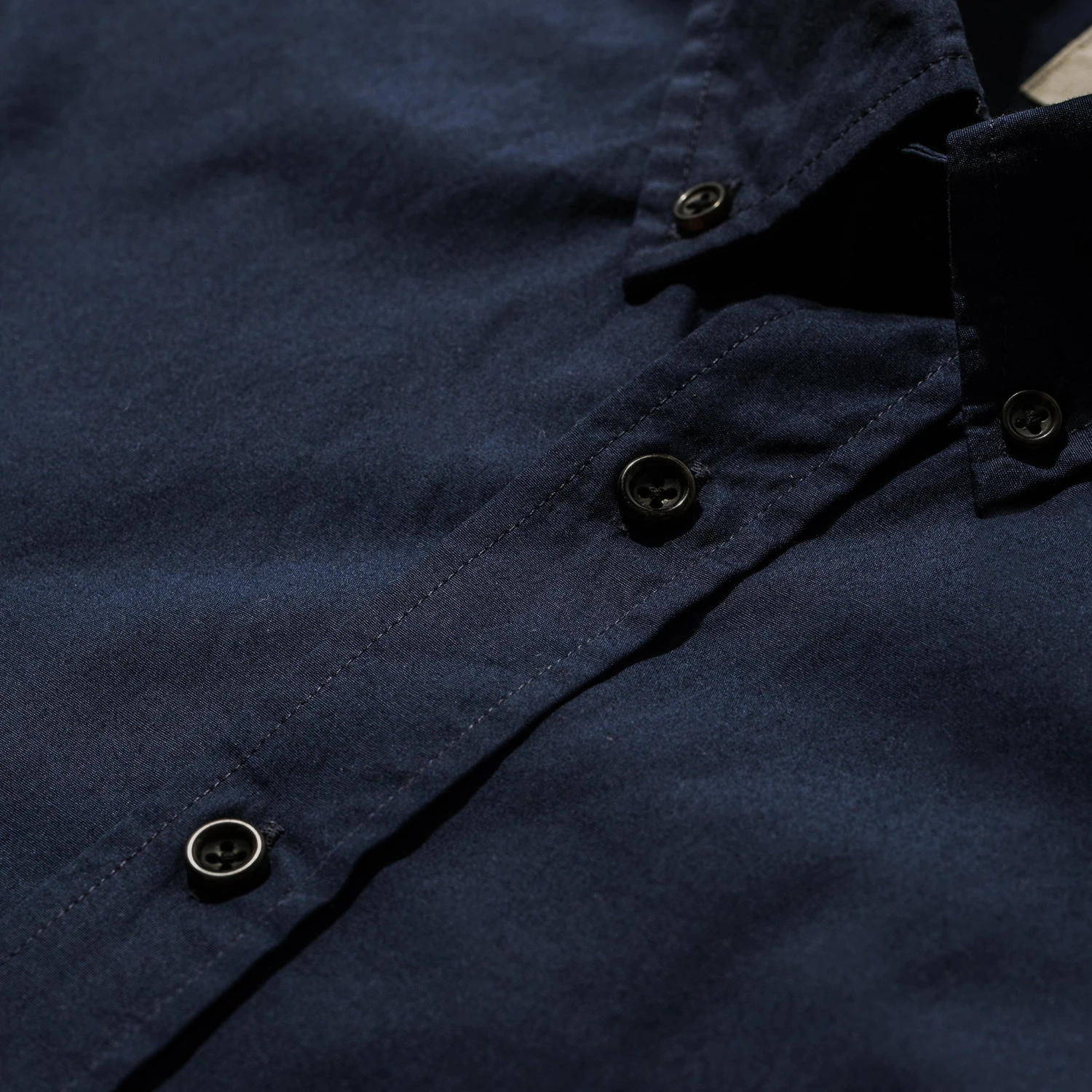 The Jack In Washed Navy Poplin - Image 5