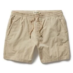 The Apres Short In Natural Pinwale