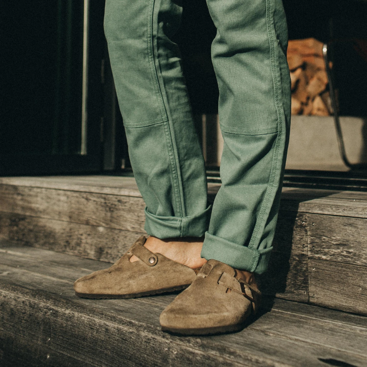 The Chore Pant In Ocean Boss Duck - Image 4
