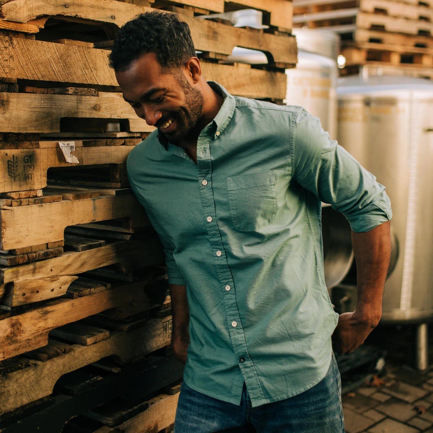 The Jack In Teal Oxford - Image 2