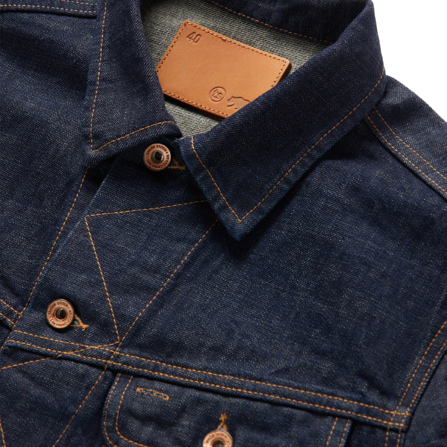 The Long Haul Jacket In Rinsed Organic Selvage - Image 6