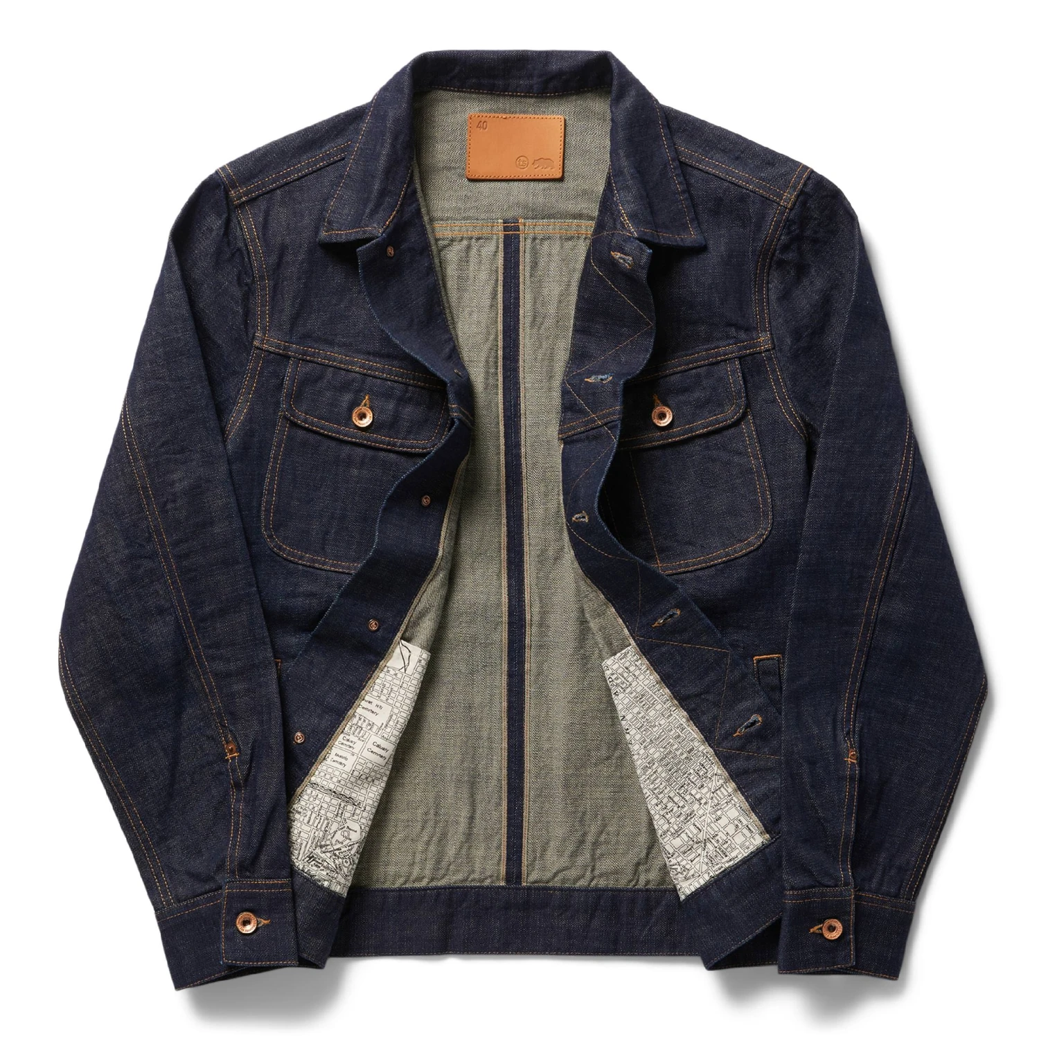 The Long Haul Jacket In Rinsed Organic Selvage - Image 8