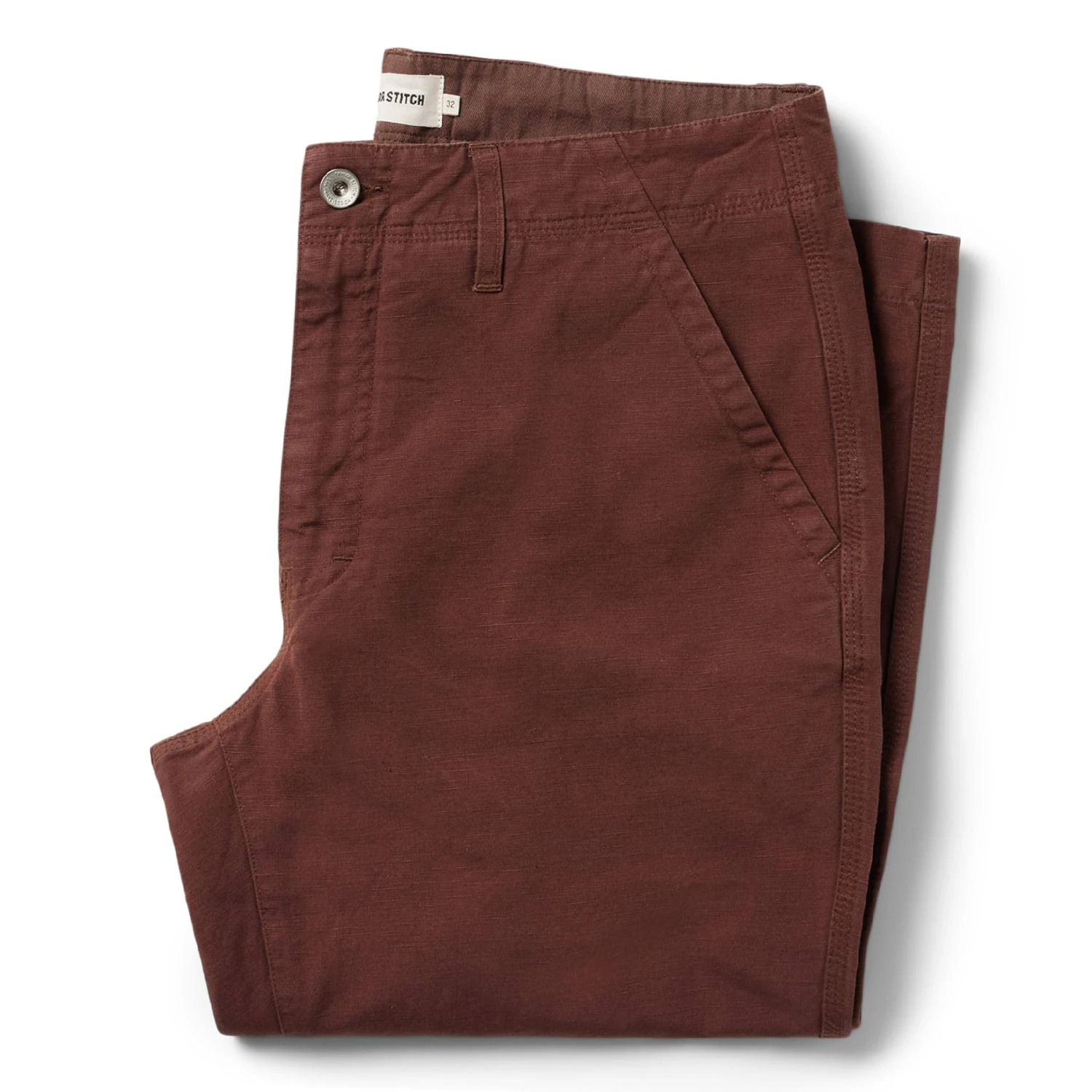 The Morse Pant In Russet Slub