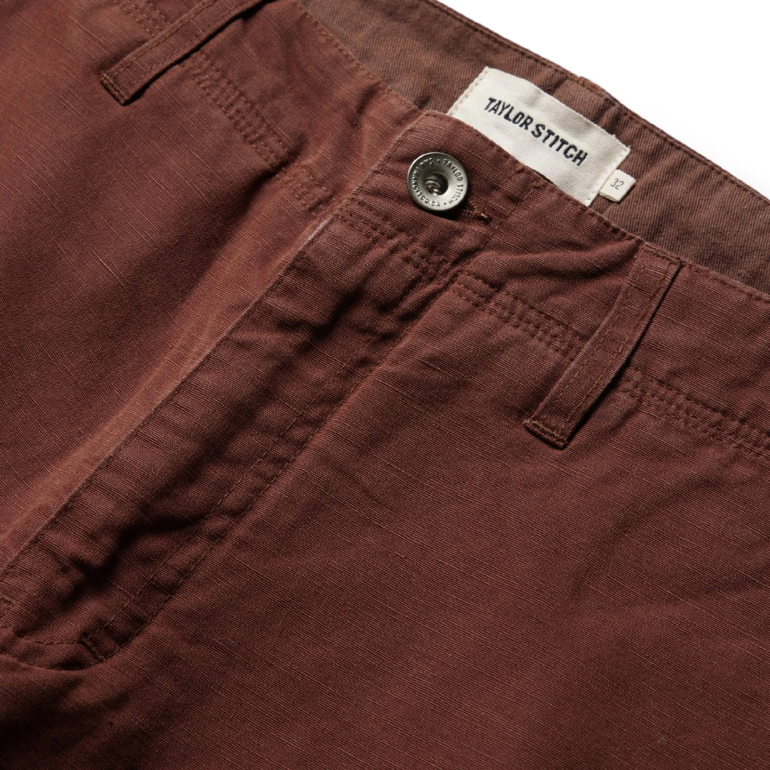 The Morse Pant In Russet Slub - Image 6