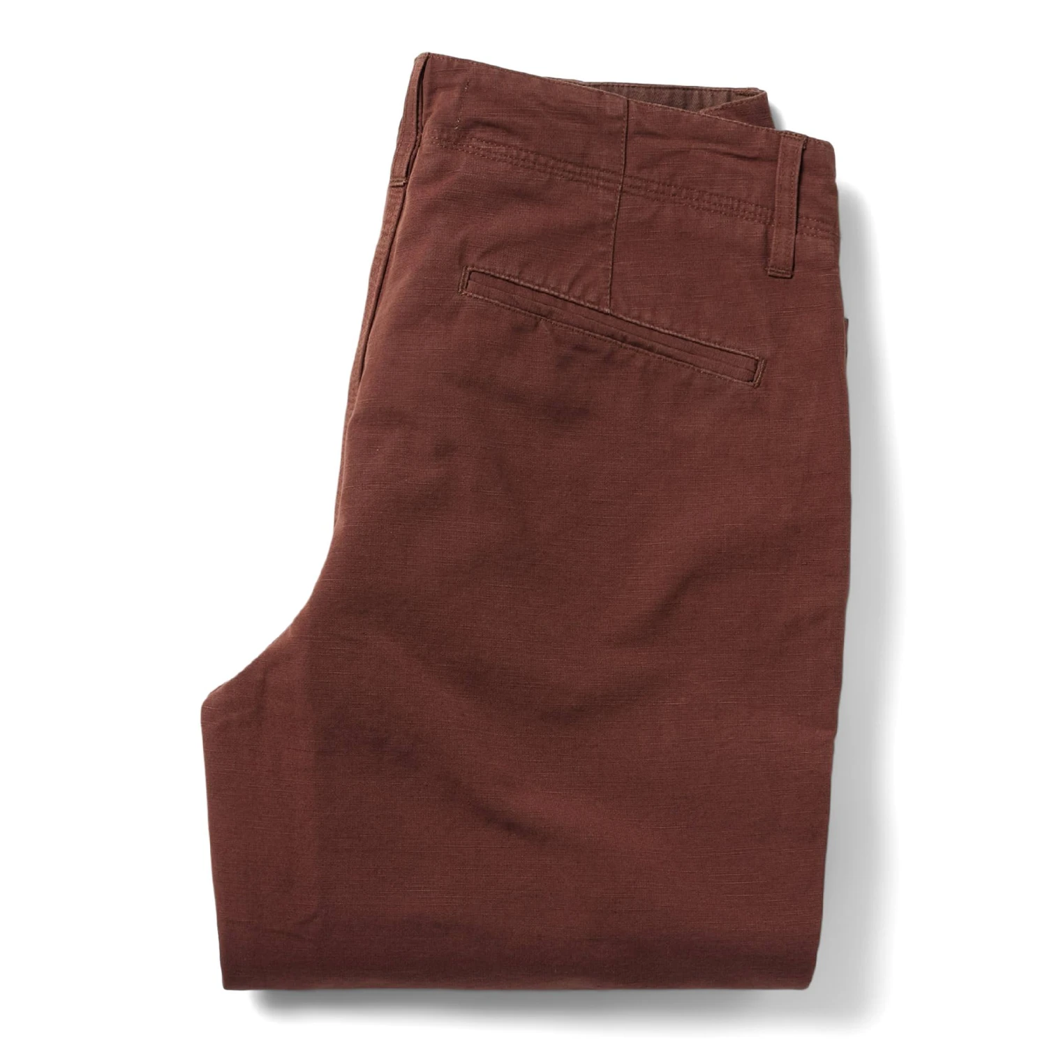 The Morse Pant In Russet Slub - Image 8